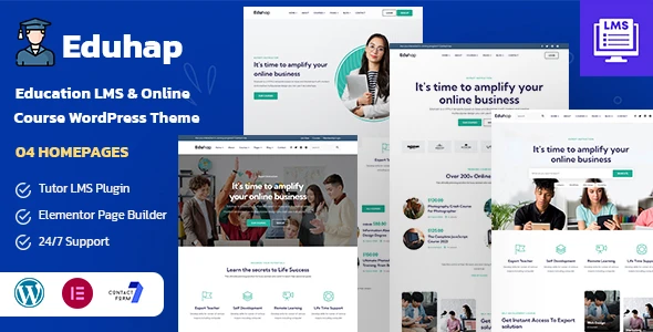 Eduhap – Education LMS WordPress Theme